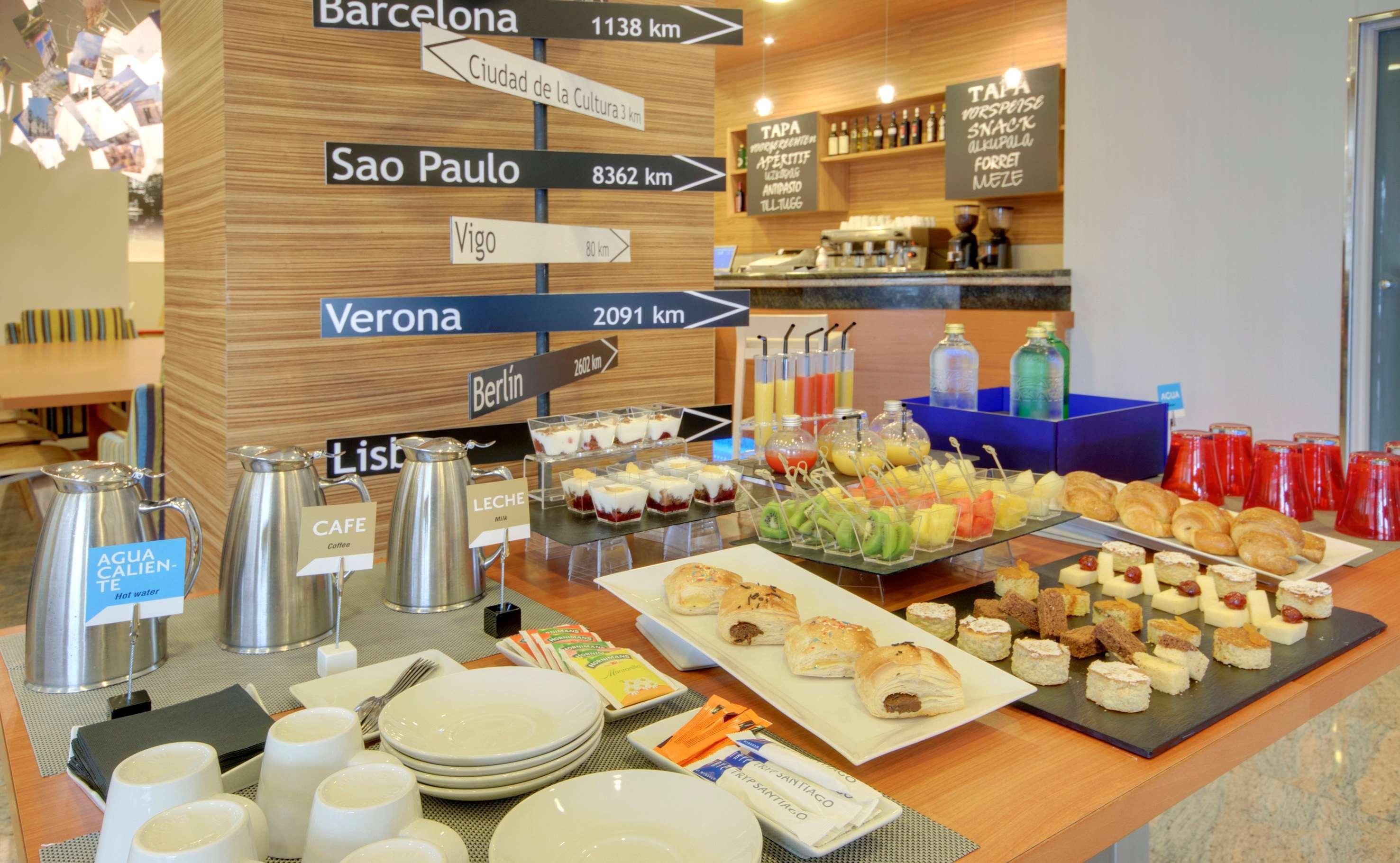 Hotel Santiago Plaza Affiliated By Melia Santiago de Compostela Restaurant photo